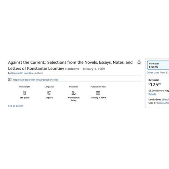 VTG Pair of first edition hardcovers by Konstantin Leontiev - Picture 14 of 16